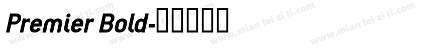 Premier Bold字体转换